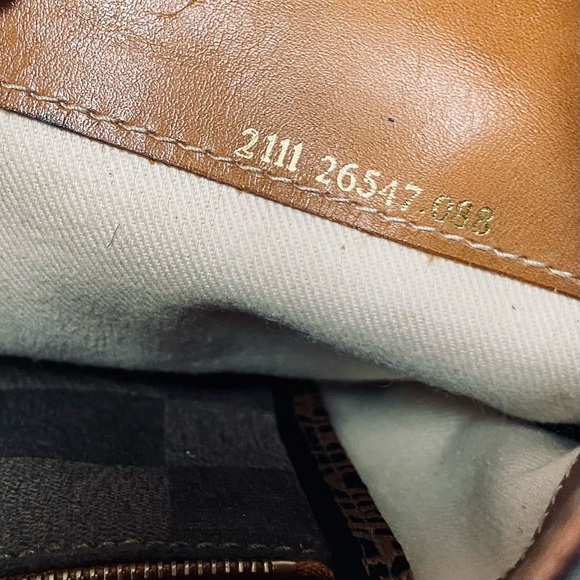 Authentic Fendi, Checkered Handbag Tote 13in x 13in - Picture 15 of 16